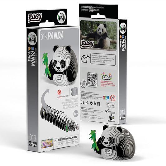 Panda - 3D Cardboard Puzzle - Eugy