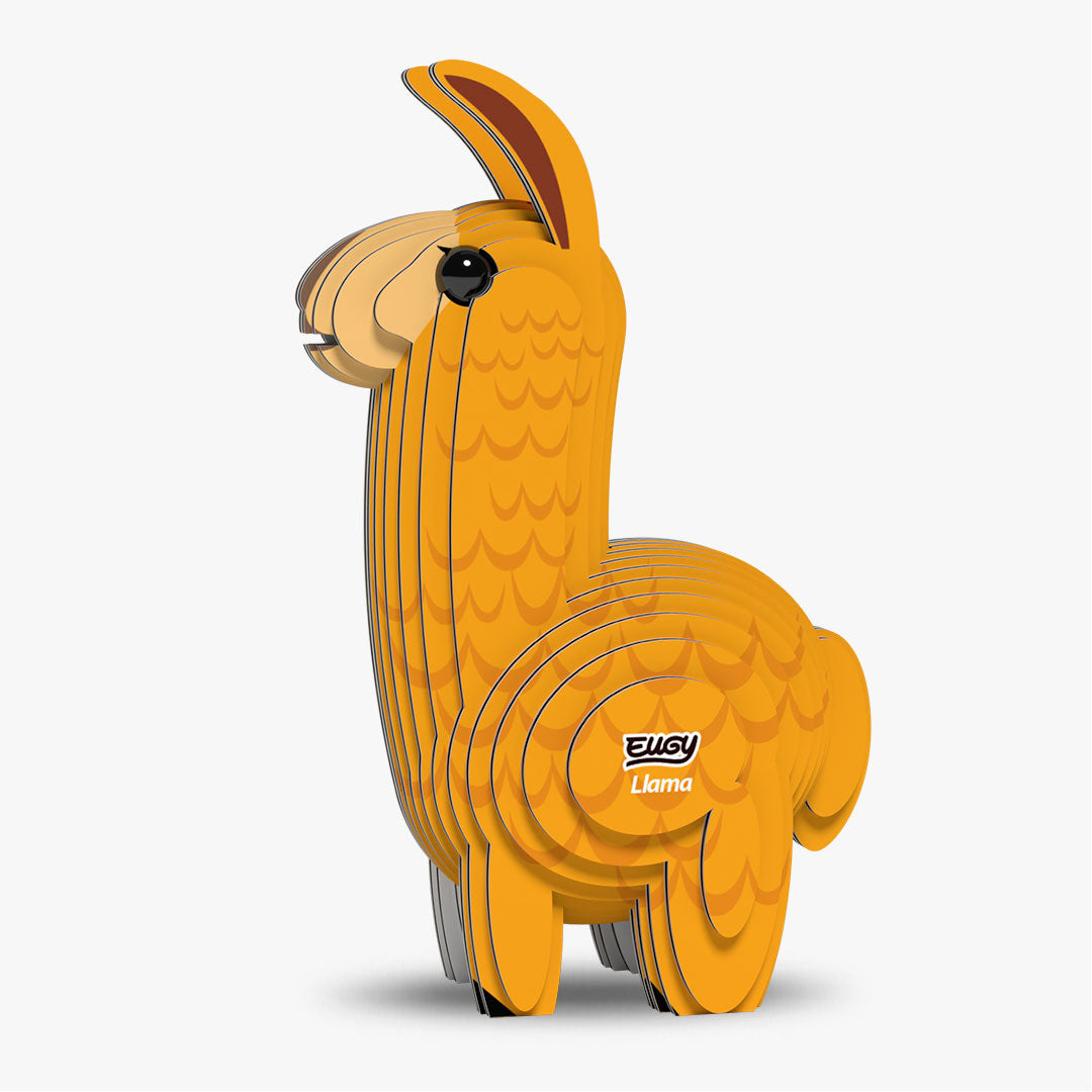 Llama - 3D Cardboard Puzzle - Eugy