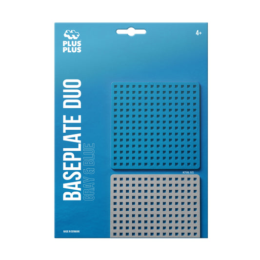 Baseplate Duo - Gray & Black - Plus-Plus
