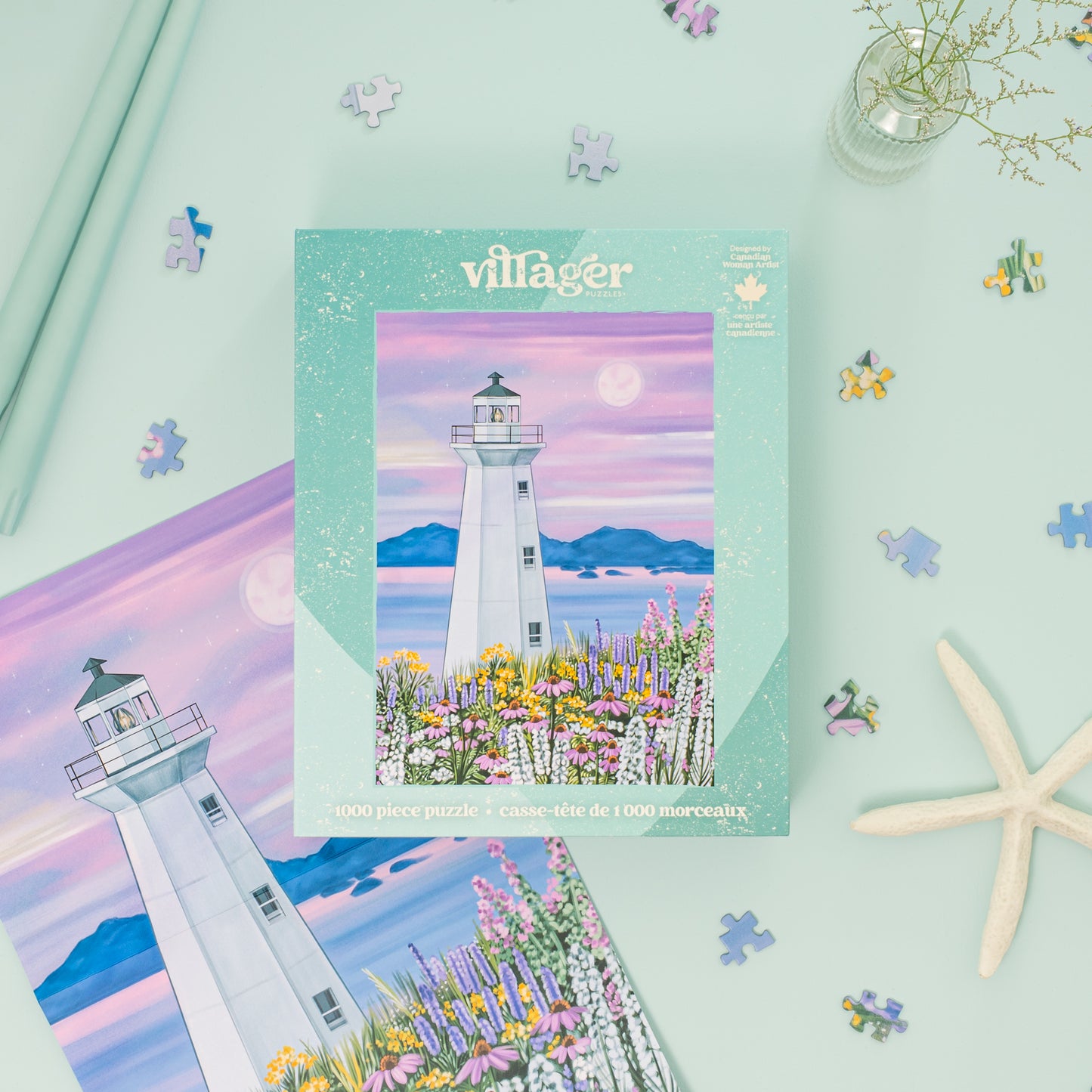 1000 piece - Harbour Lighthouse - Villager Puzzles