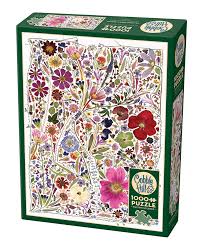 1000 Piece - Flower Press: Spring - Cobble Hill