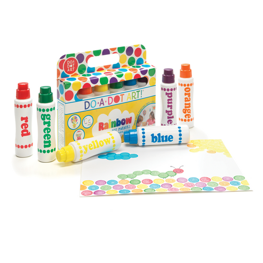 Do-A-Dot Art Washable Rainbow Markers - Playwell
