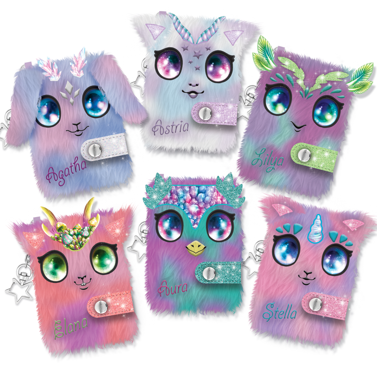 Fuzzy Mini Notebook - Nebulous Stars