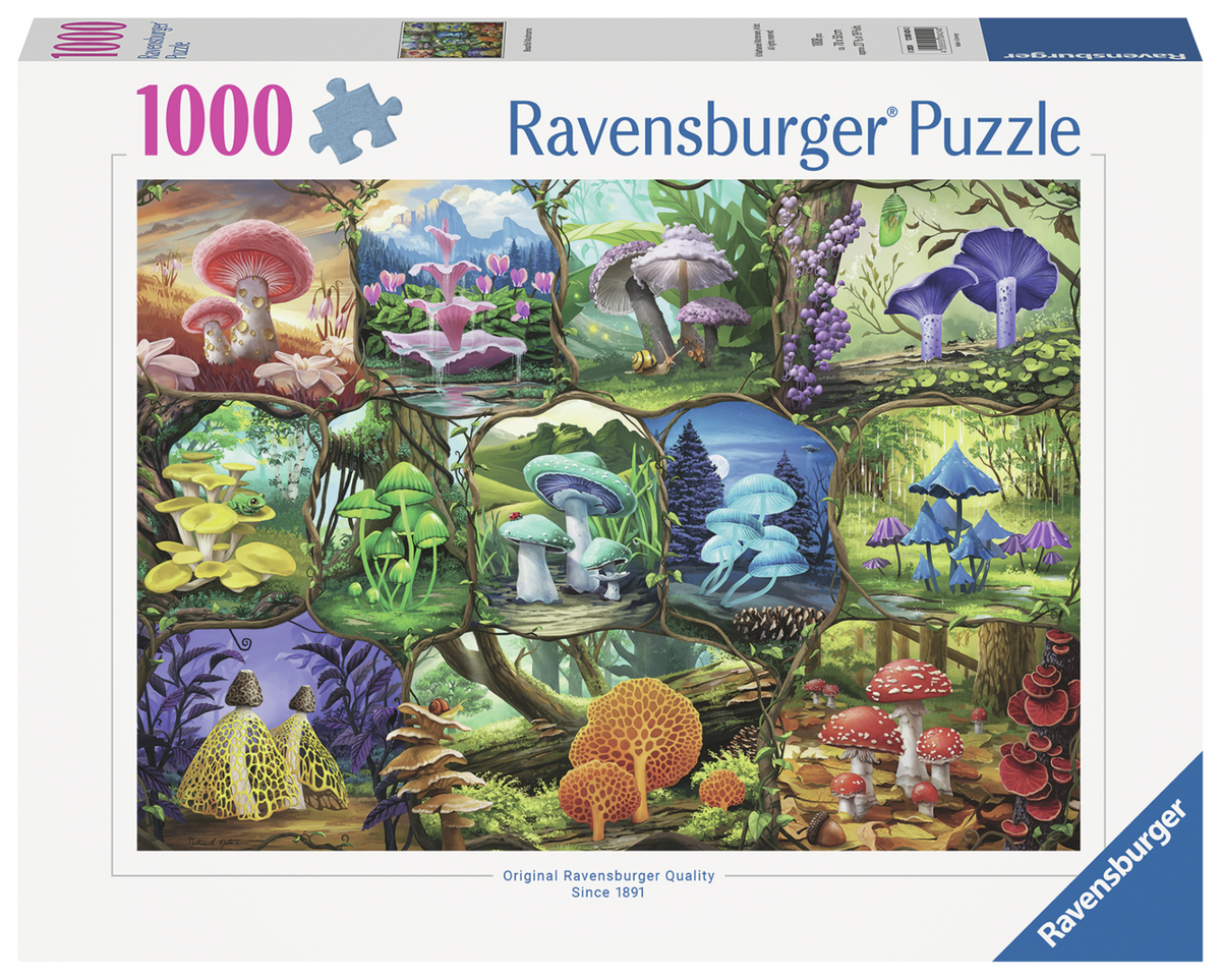 1000 Piece - Beautiful Mushrooms - Ravensburger