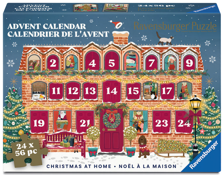 Advent Calendar Puzzle - Christmas at Home - Ravensburger