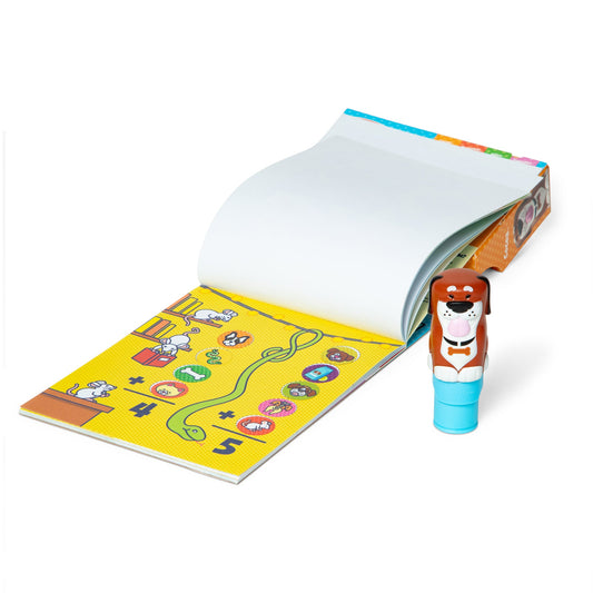 Sticker Wow! Activity Pad & Sticker Stamper – Dog - Melissa & Doug