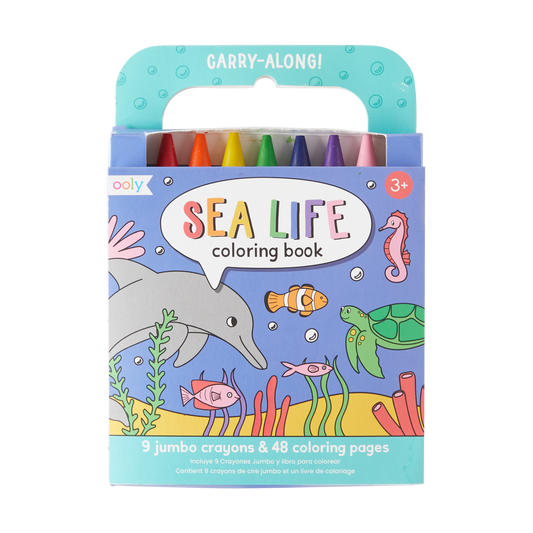 Carry-Along Colouring Set - Sea Life