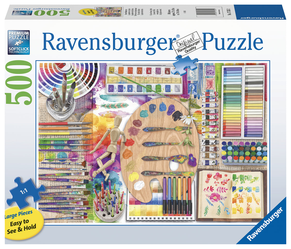 500 Piece - The Artist's Palette - Ravensburger