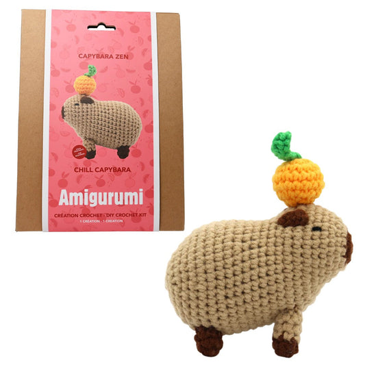Crochet Kit - Chill Capybara - Pierre Belvedere