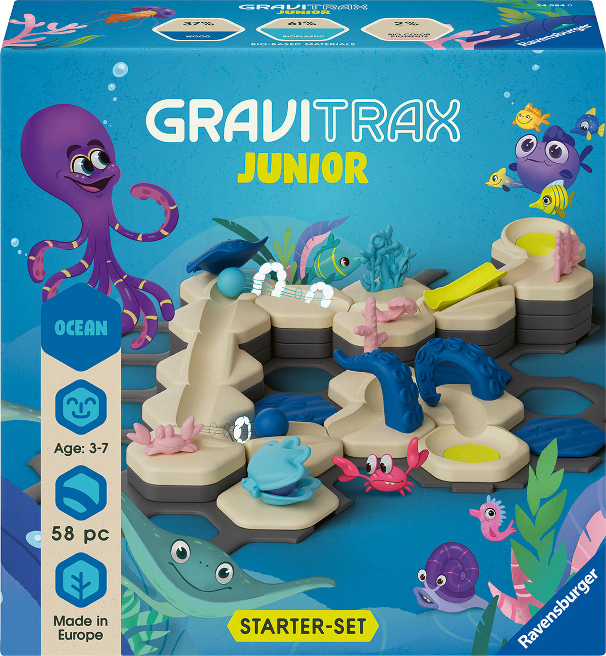 Gravitrax Junior - Ocean Starter Set - Ravensburger