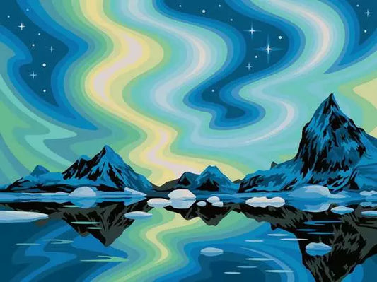 Paint By Numbers - Northern Lights - CreArt