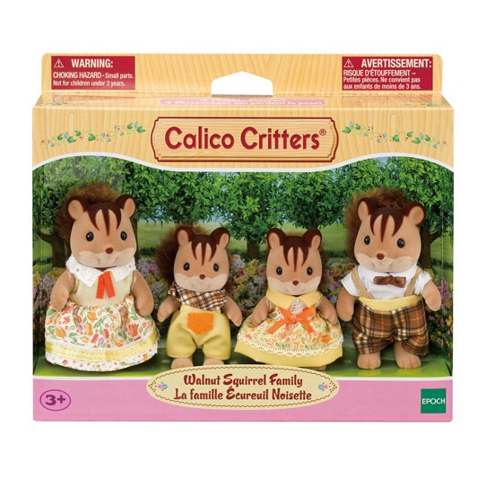 Walnut Squirrel Family - Calico Critters
