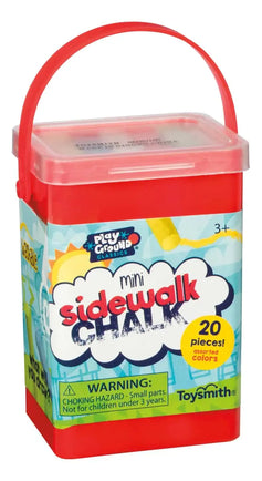 Chalk - 20 Mini Sidewalk Chalk - Assorted Colours - Toysmith