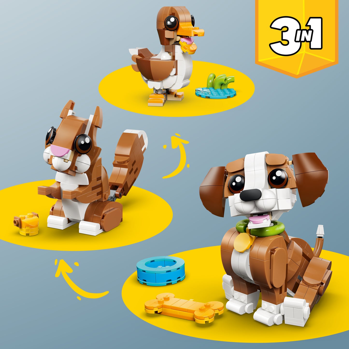 Lego - Playful Puppy 31382 - Creator 3-in-1