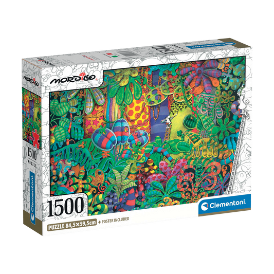 1500 Piece - Multicoloured Plants - Mordillo - Clementoni