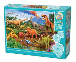 350 Piece (Family Pieces) - Dinos - Cobble Hill