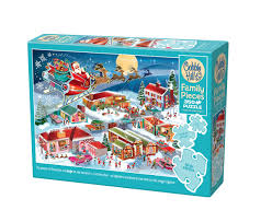 350 Piece (Family Pieces) - Santa's Flyby - Cobble Hill