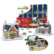 Advent Calendar - Christmas Village 3D puzzle - Wrebbit