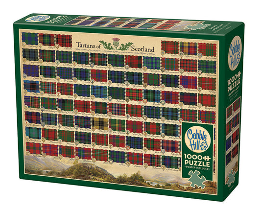1000 Piece - Tartans Of Scotland - Cobble Hill