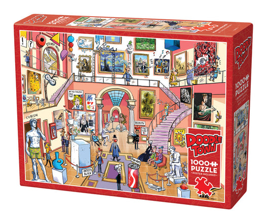 1000 Piece - Doodletown: Museum Mischief - Cobble Hill