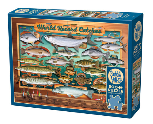 500 Piece - World Record Catches - Cobble Hill