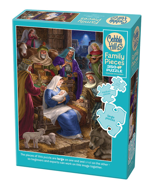 350 Piece (Family Pieces) - Holy Night - Cobble Hill