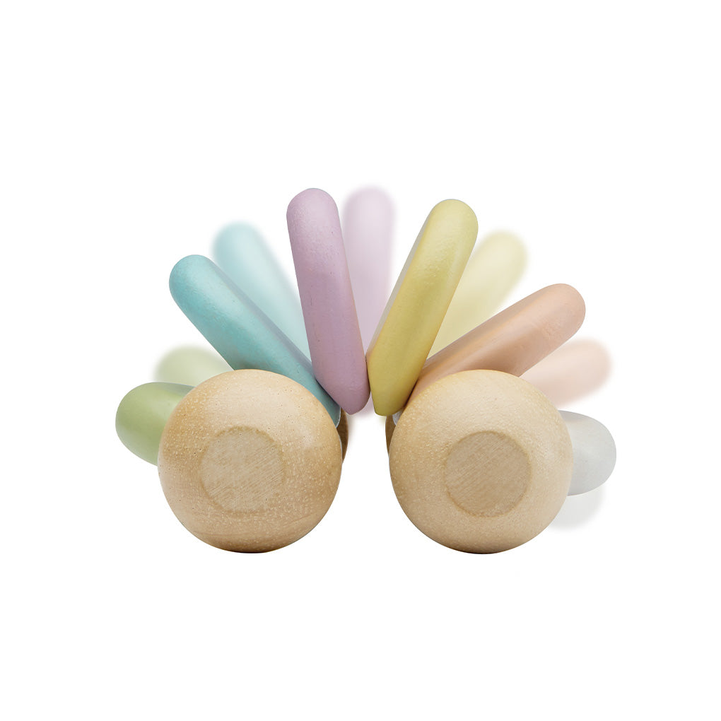 Wooden Baby Car - Pastel -  Plan Toys