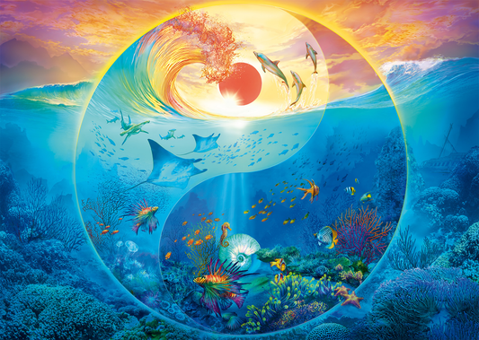1000 Piece - Yin & Yang: In the Kingdom of Marine Animals - Schmidt
