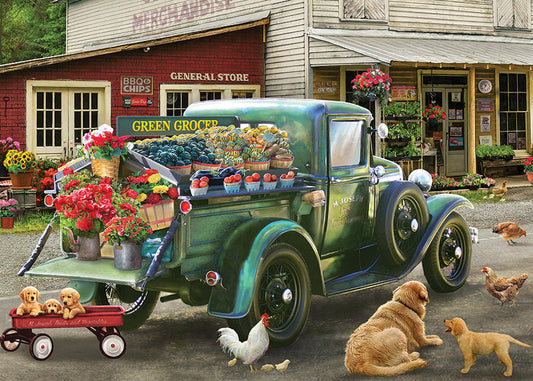 35 Piece Tray Puzzle - Green Grocer