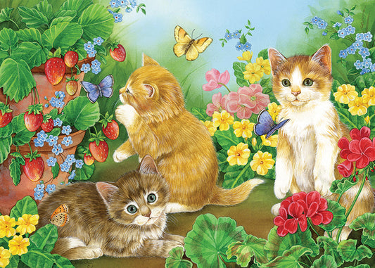 35 Piece Tray Puzzle - Kitten Playtime
