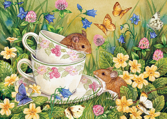 35 Piece Tray Puzzle - Tiny Tea Time