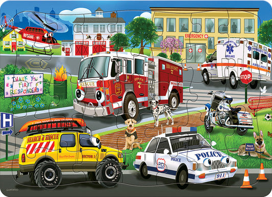 35 Piece Tray Puzzle - Emergency Response