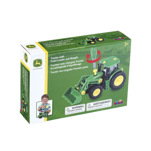 John Deere Tractor with Front Loader and Weight - Klein