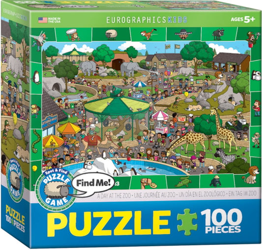 100 piece - A Day at the Zoo