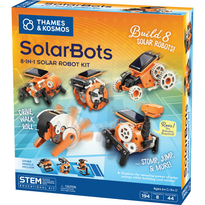 Solar Bots - 8-in-1 Solar Robot Kit - Thames & Kosmos