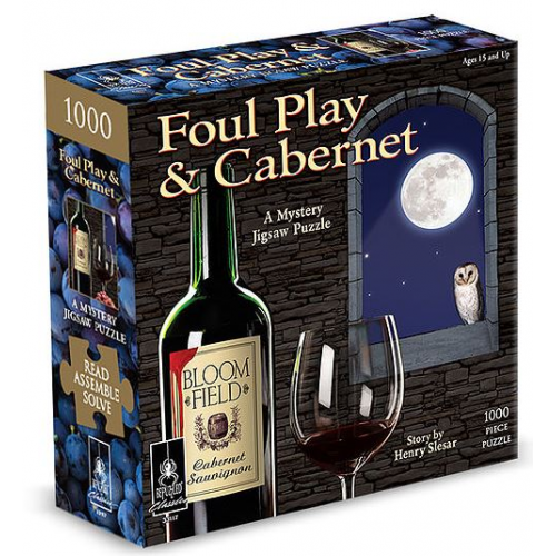 1000 piece - Foul Play and Cabernet - Puzzle and Murder Mystery