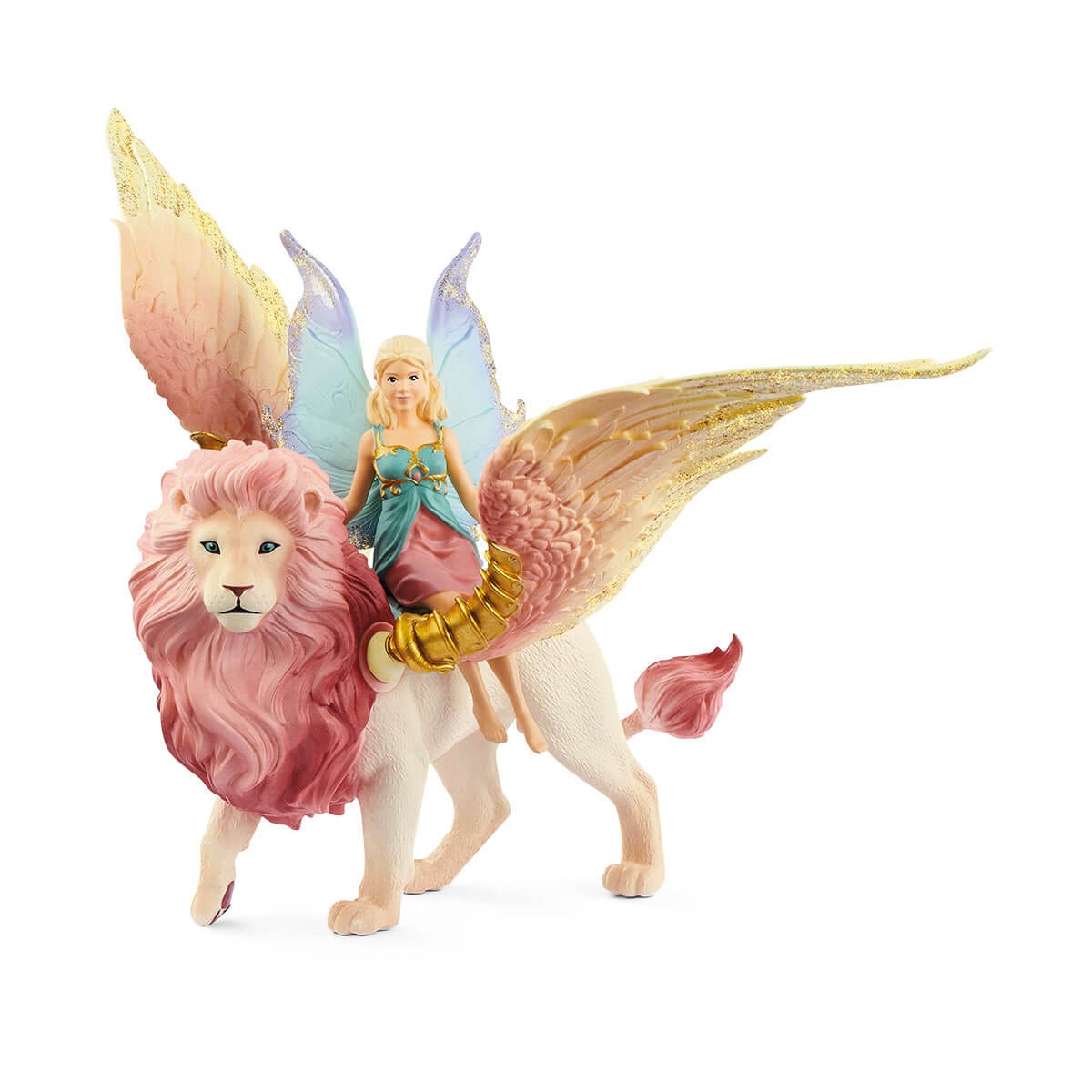 Bayala - Fairy in Flight on Winged Lion - 70714 - Schleich