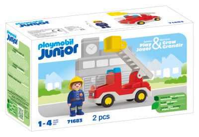 Jr: Ladder Unit Fire Truck - 71683 - Playmobil