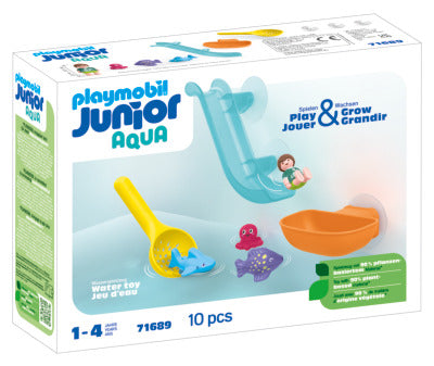 Jr Aqua: Water Slide with Sea Animals - 71689 - Playmobil