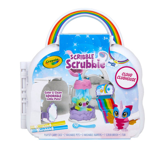 Scribble Scrubbie - Cloud Clubhouse