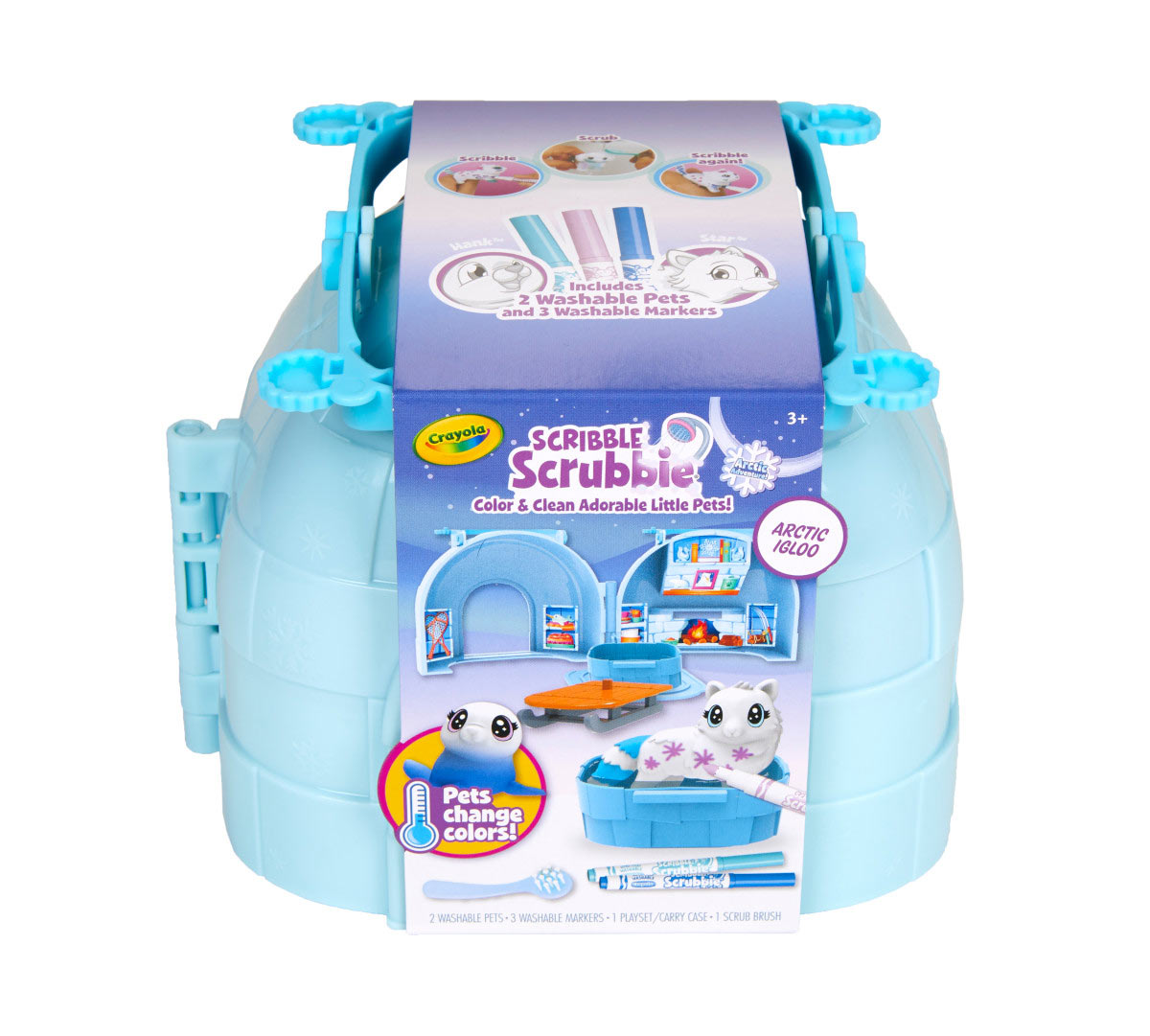 Scribble Scrubbie - Arctic Igloo