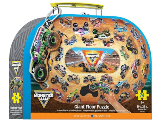 74 piece - Monster Jam in Carrying Case