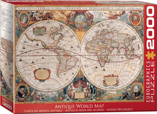 2000 piece - Antique World Map