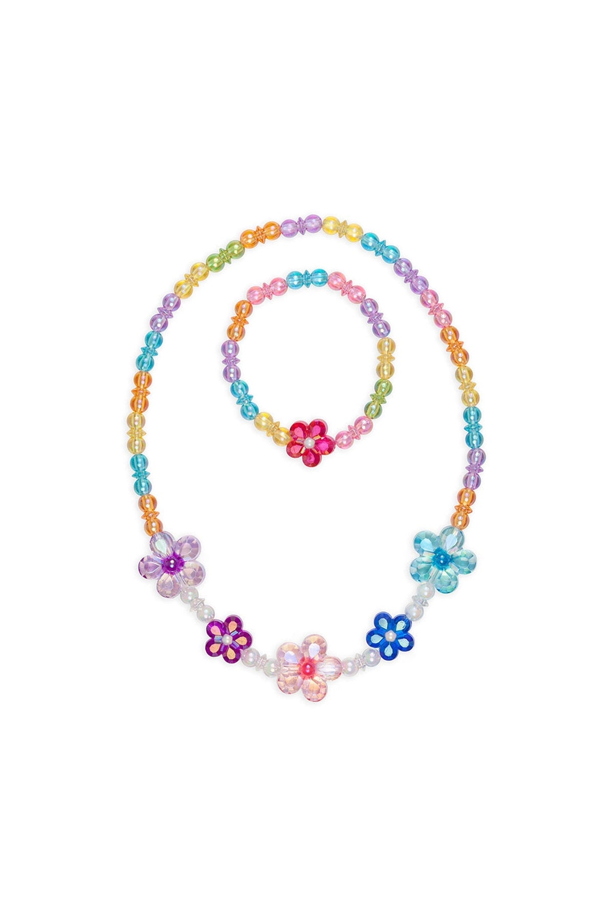 Necklace & Bracelet Set - Blooming Beads - 86031 - Great Pretenders