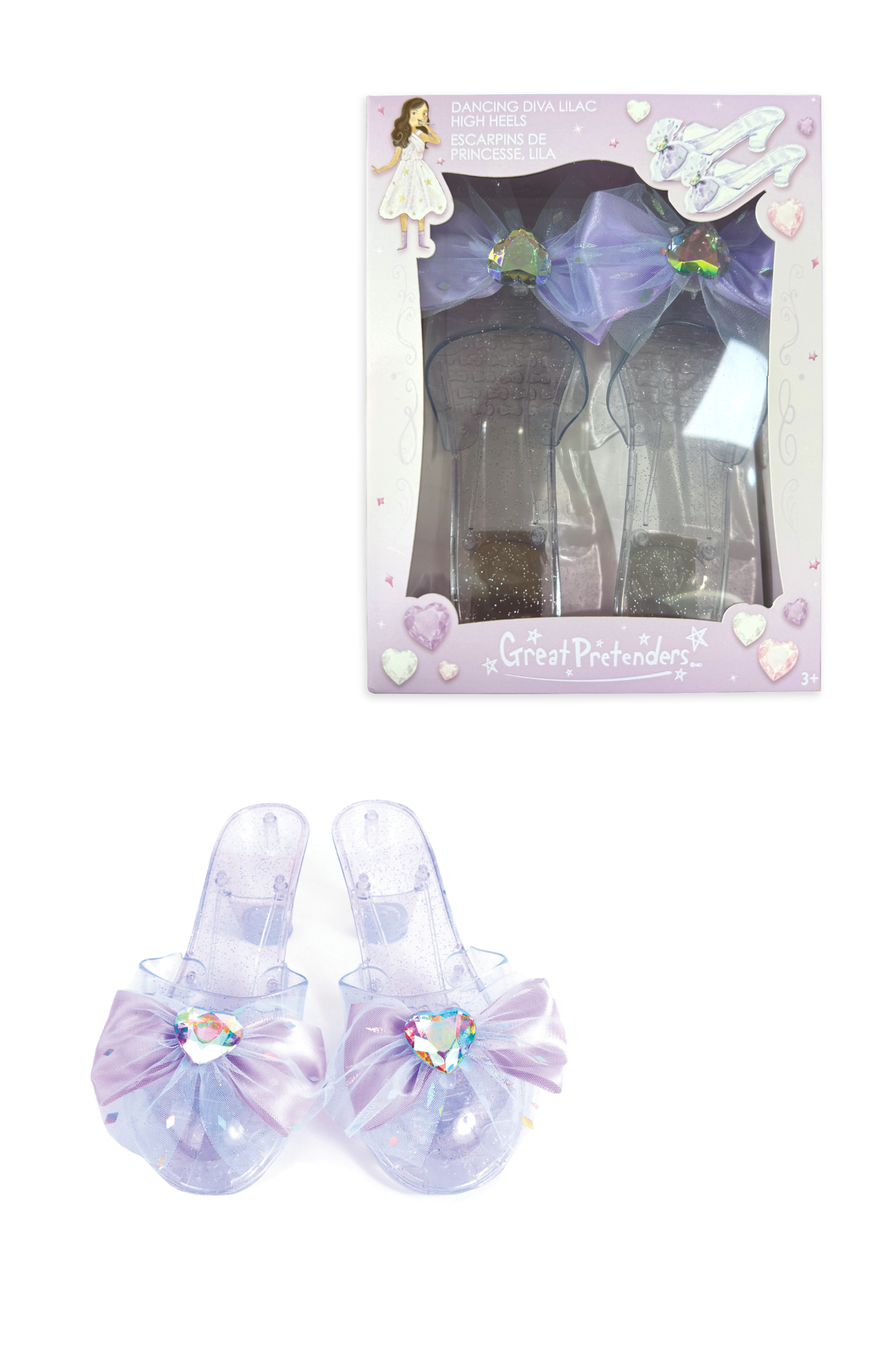 Heels - Dancing Diva - Lilac - 18735 - Great Pretenders