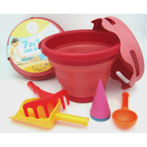 7-In-1 Sand Toy Set - Red - Playwell