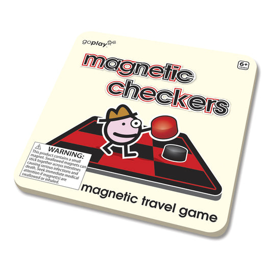Checkers - Magnetic Travel Game - Toysmith
