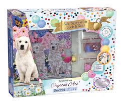 Crystal Art Secret Diary - Country Pups