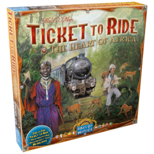 Ticket To Ride - Expansion - The Heart Of Africa - Map #3 - Days Of Wonder