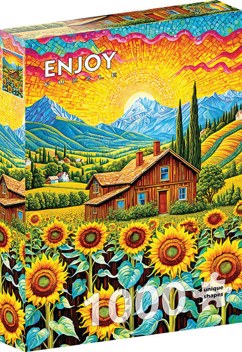1000 Piece - Sunflower House - Enjoy